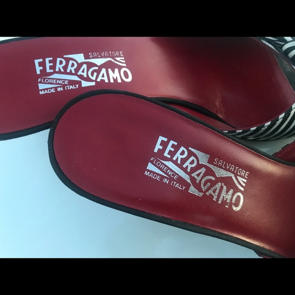 Salvatore🌹Ferragamo🌹Kitten heels sandal 🌸10 1/2 - Picture 3 of 8